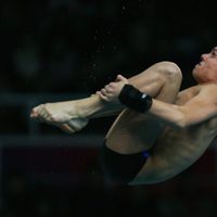 El deportista Tom Daley durante uno de sus saltos de trampolín