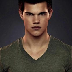 Taylor Lautner en un poster promocional de 'Amanecer.Parte 2'