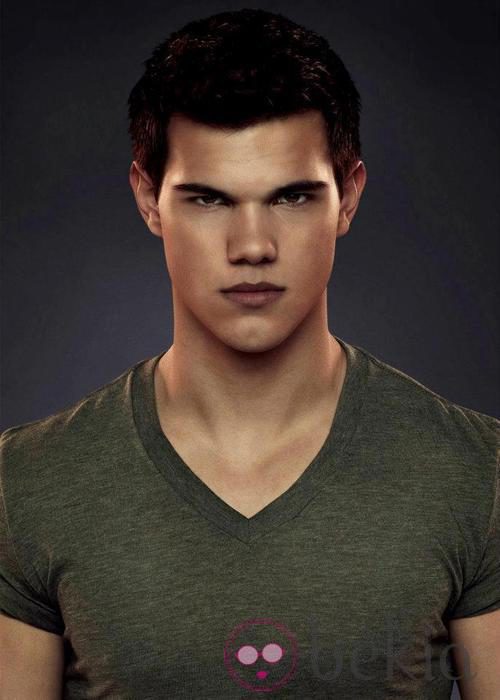 Taylor Lautner en un poster promocional de 'Amanecer.Parte 2'