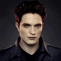 Robert Pattinson en un poster promocional de 'Amanecer.Parte 2'