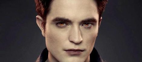 Robert Pattinson en un poster promocional de 'Amanecer.Parte 2'