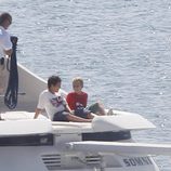 Felipe de Marichalar y Miguel Urdangarín durante sus vacaciones en Mallorca