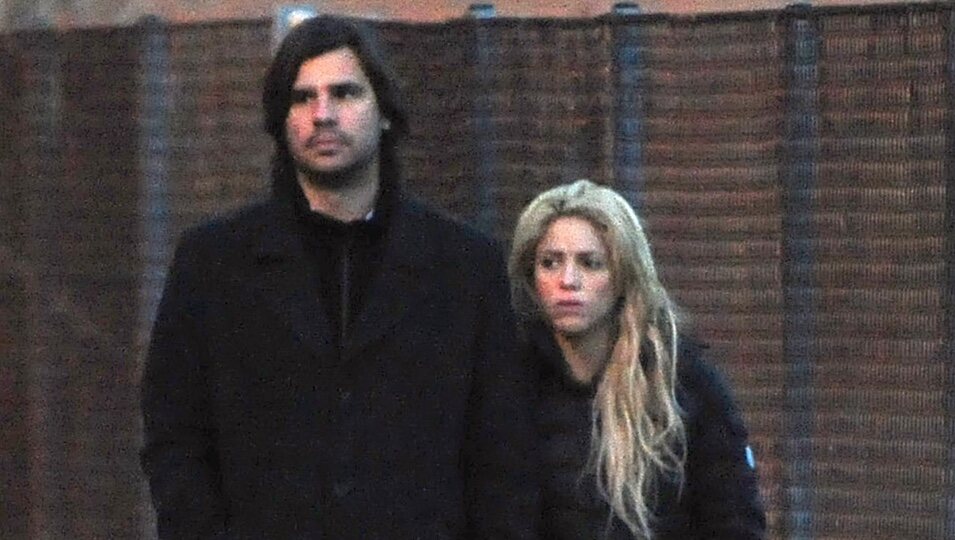 Antonio de la Rúa y Shakira en noviembre de 2010