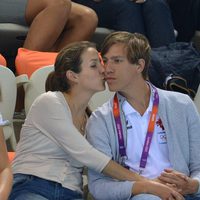 Tessy de Luxemburgo besa al Príncipe Luis en Londres 2012