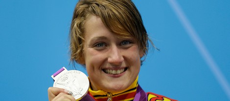 Mireia Belmonte, medalla de plata en 200 metros mariposa en Londres 2012