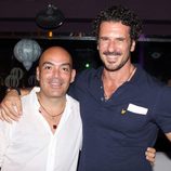 Kike Sarasola y Carlos Marrero en una fiesta organizada en Ibiza