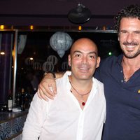 Kike Sarasola y Carlos Marrero en una fiesta organizada en Ibiza