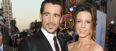 Colin Farrell y Kate Beckinsale en el estreno de 'Desafío total' en Los Angeles