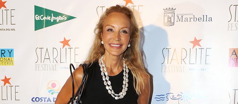 Carmen Lomana en el Festival Starlite de Marbella 2012