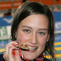 Mireia Belmonte en los europeos de 2008