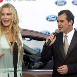 Daryl Hannah y Antonio Banderas en la gala Starlite 2012