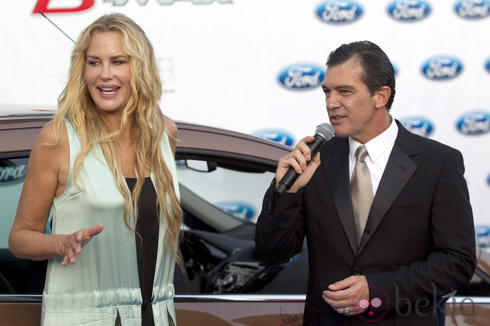 Daryl Hannah y Antonio Banderas en la gala Starlite 2012