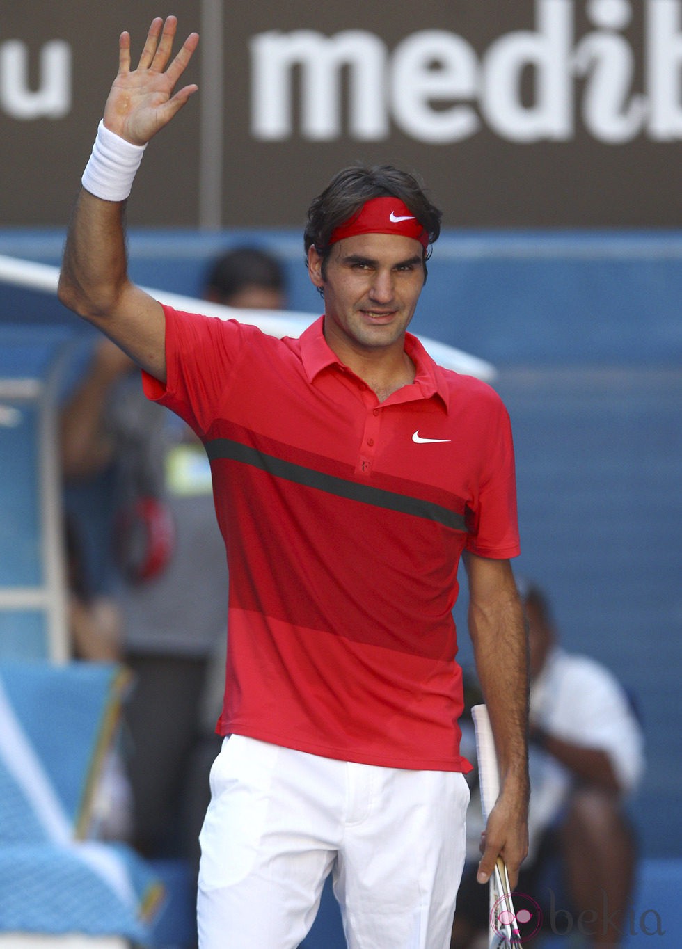 Roger Federer en el Open de tenis de Australia de 2012