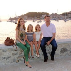 Los Príncipes Felipe y Letizia y las Infantas Leonor y Sofía en Sóller