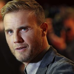 Gary Barlow en la presentación de la película 'Los tres mosqueteros' en Londres