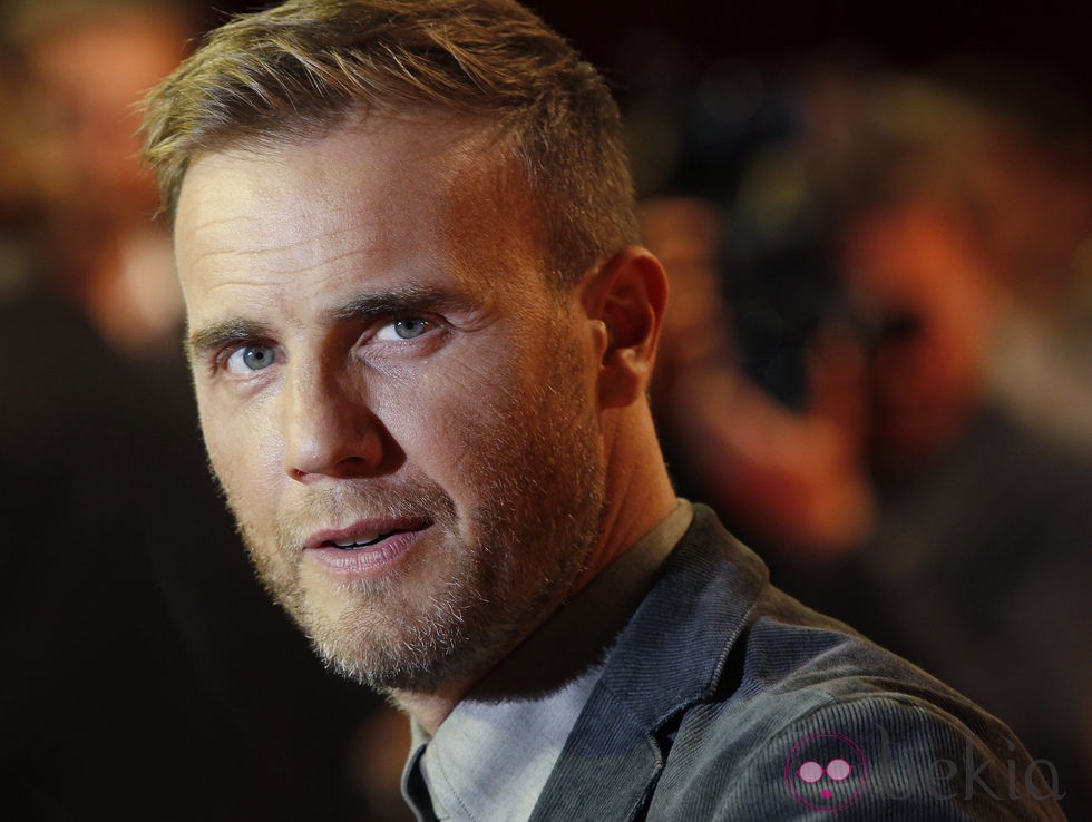 Gary Barlow en la presentación de la película 'Los tres mosqueteros' en Londres