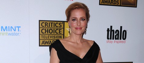 Gillian Anderson en una entrega de premios