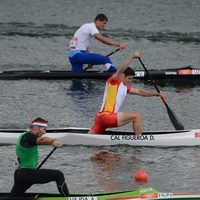 David Cal en las aguas de Eton Dorney en los Juegos Olímpicos de Londres 2012