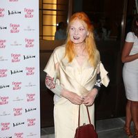 Vivienne Westwood en la cena benéfica Fashion for Relief