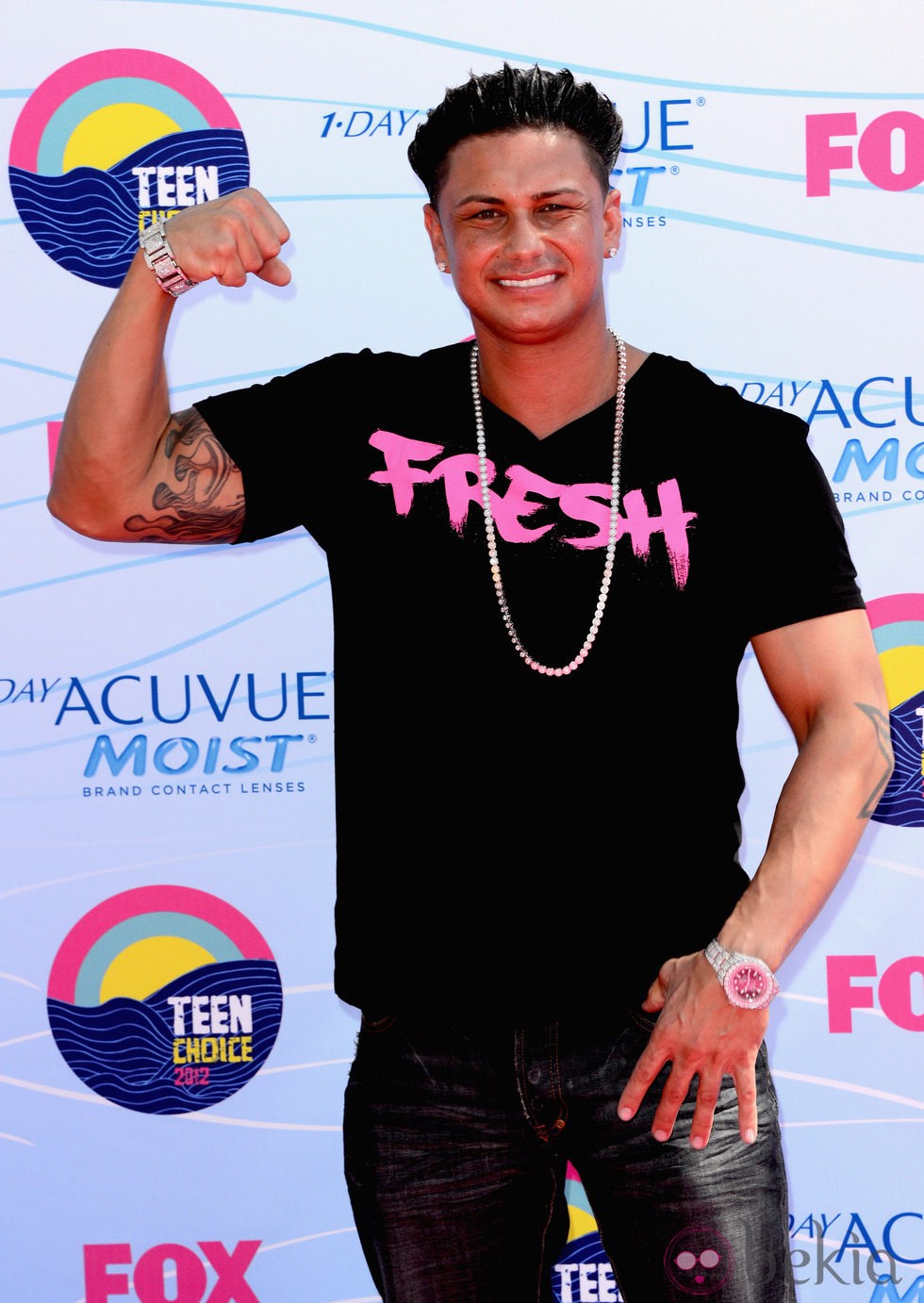 Pauly D, concursante de 'Jersey Shore', presume de musculatura