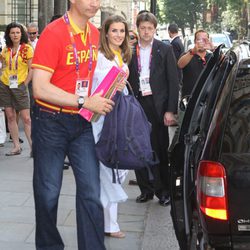 Los Príncipes Felipe y Letizia en Londres 2012