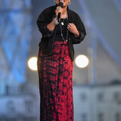 Emeli Sandé en la ceremonia de clausura de los Juegos de Londres 2012