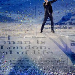 George Michael en la clausura de Londres 2012