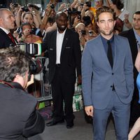 Robert Pattinson durante la promoción de 'Cosmopolis'