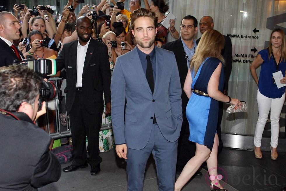 Robert Pattinson durante la promoción de 'Cosmopolis'