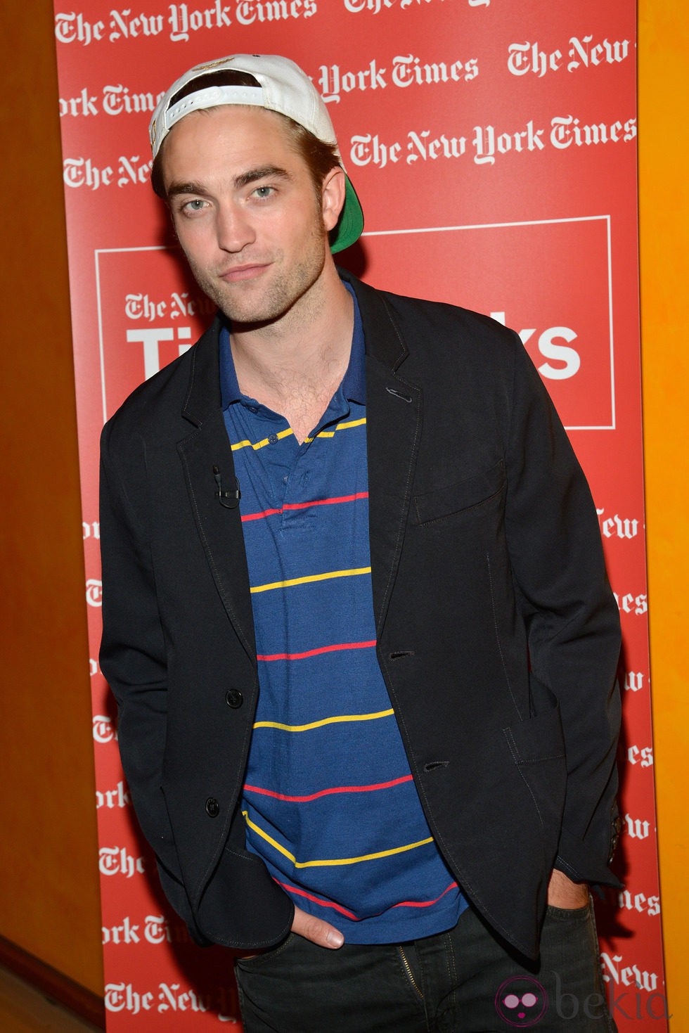 Robert Pattinson en la promoción de 'Cosmopolis'