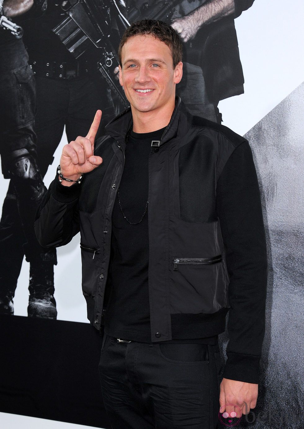 Ryan Lochte en el estreno de 'Los Mercenarios 2' en Los Ángeles