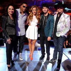 Gloria Estefan, Nelly, Allison Hagendorf, Joe Jonas y John Rich 