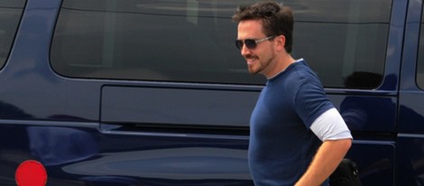 Robert Downey Jr. en el rodaje de 'Iron Man 3'