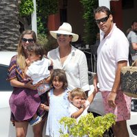 Margarita Vargas, Luis Alfonso de Borbón y Carmen Martínez Bordiú en Marbella