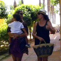 Margarita Vargas y Carmen Martínez Bordiú, muy cómplices en Marbella