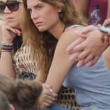 Lourdes Montes durante una corrida de toros en Sotogrande