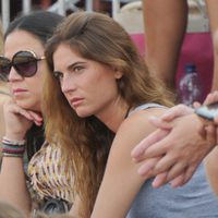 Lourdes Montes durante una corrida de toros en Sotogrande