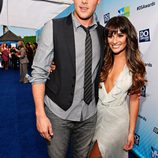 Cory Monteith y Lea Michele en la entrega de los premios Do Something 2012