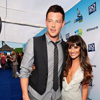 Cory Monteith y Lea Michele en la entrega de los premios Do Something 2012