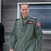 El Príncipe Guillermo con el uniforme de la RAF