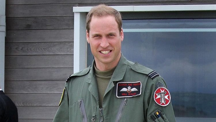 El Príncipe Guillermo con el uniforme de la RAF