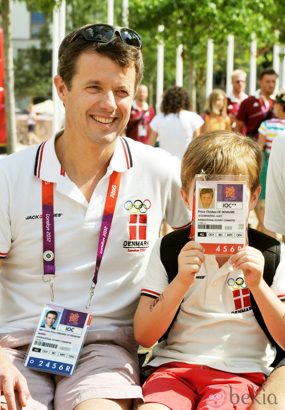 Federico de Dinamarca y el simpático Príncipe Christian en Londres 2012