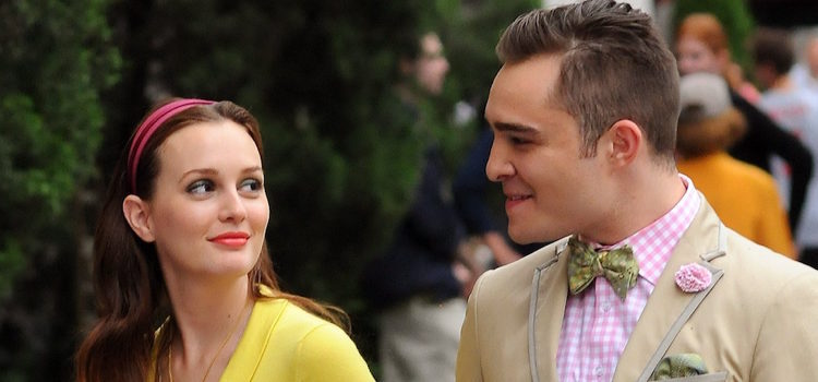 Ed Westwick y Leighton Meester rodando la sexta temporada de 'Gossip Girl'