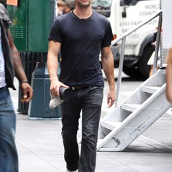 Chace Crawford acude a su camerino durante el rodaje de la sexta temporada de 'Gossip Girl'