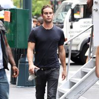 Chace Crawford acude a su camerino durante el rodaje de la sexta temporada de 'Gossip Girl'