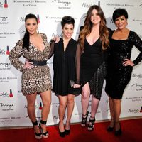 Kourtney, Kim y Khloe Kardashian y Kris Jenner en Las Vegas