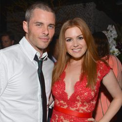 James Marsden e Isla Fisher en el estreno de 'Bachelorette' en Los Angeles