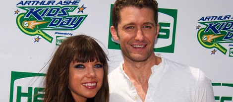 Carly Rae Jepsen y Mathew Morrison en el US Open 2012