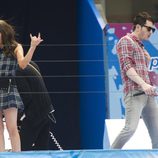 Carly Rae Jepsen y el grupo Owl City en el US Open 2012