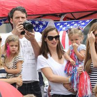  Ben Affleck y Jennifer Garner con su hija Seraphina Affleck